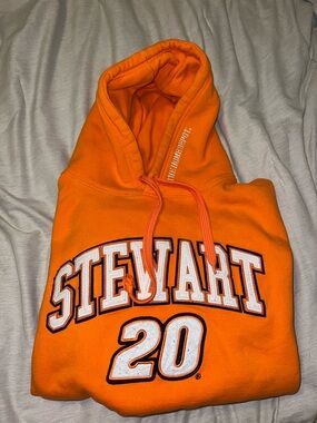 20 Men's Orange Hooded Sweatshirt